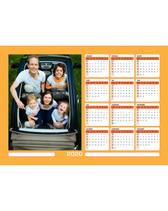 Magnetische Jaarkalender A3 Liggend